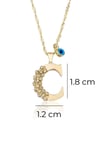 Letter C Initial Necklace