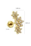 Flower Cartilage Piercing Yellow