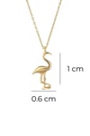 Flamingo Altın Kolye
