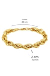 Hallow Bracelet 22 Karat Gold