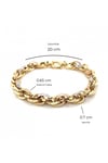 Hollow Bracelet 14K Solid Gold