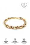 Hollow Bracelet 14K Solid Gold