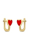 Heart Kids Earring 14K Solid Gold
