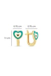 Heart Baby Children's Gold Earrings
