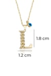 Letter L Initial Necklace