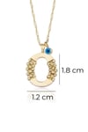Letter O Initial Necklace