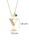 Letter Y Initial Necklace