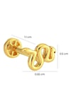 Snake Tragus Piercing Yellow 14 K Solid Gold