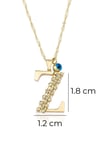 Letter Z Initial Necklace