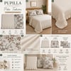 PUPILLA COLLECTION ÇİFT KİŞİLİK PİKE TAKIMI VİCTORIA KREM