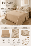 PUPILLA COLLECTION ÇİFT KİŞİLİK PİKE TAKIMI VİCTORIA BEJ