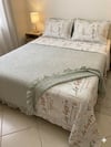 PUPİLLA COLLECTION ÇİFT KİŞİLİK PİKE TAKIMI MONICA YEŞİL