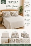 PUPILLA COLLECTION ÇİFT KİŞİLİK PİKE TAKIMI VİCTORIA KREM