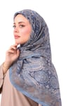 Karaca EşarpBÜYÜK BOY EŞARP120 CM BÜYÜK BOY EŞARP - MAVİ 