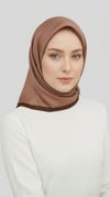 Karaca EşarpRAYON EŞARPDÜZ TWİL POLYESTER EŞARP - KAHVERENGİ