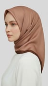 Karaca EşarpRAYON EŞARPDÜZ TWİL POLYESTER EŞARP - KAHVERENGİ