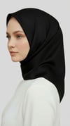 Karaca EşarpRAYON EŞARPDÜZ TWİL POLYESTER EŞARP -  SİYAH