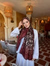 Karaca EşarpVUAL İPEK ŞALELARA VUAL İPEK ŞAL - BORDO 