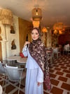 Karaca EşarpVUAL İPEK ŞALELARA VUAL İPEK ŞAL - BORDO 