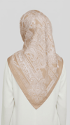 Karaca EşarpRAYON EŞARPETNİK DESEN TWİL POLYESTER EŞARP - BEJ