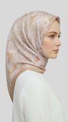 Karaca EşarpRAYON EŞARPETNİK DESEN TWİL POLYESTER EŞARP - BEJ