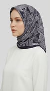 Karaca EşarpRAYON EŞARPETNİK DESEN TWİL POLYESTER EŞARP - SİYAH
