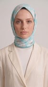 Karaca EşarpKOTON EŞARP FLORA COTTON EŞARP - BUZ MAVİSİ