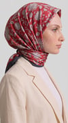 Karaca EşarpKOTON EŞARP FLORA COTTON EŞARP - KIRMIZI