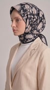 Karaca EşarpKOTON EŞARP FLORA COTTON EŞARP -  SİYAH 