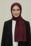 Karaca EşarpMODAL ŞALKARACA DESENLİ MODAL ŞAL - BORDO