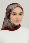 Karaca EşarpRAYON EŞARPKARACA DESENLİ RAYON EŞARP - BORDO