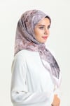 KARACADİJİTAL REYONKaraca Dijital Reyon Eşarp -  BEJ/BEYAZ
