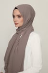 Karaca EşarpKategorisizKaraca İpek Şifon Şal Eşarp - KOYU BEJ