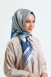 KARACARAYON EŞARPKaraca Rayon Eşarp - BEBE MAVİ/LACİVERT