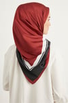 DiğerRAYON EŞARPKaraca Rayon Eşarp - BORDO/SİYAH