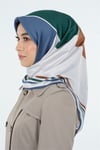 Karaca EşarpRAYON EŞARPKaraca Rayon Eşarp - İNDİGO/KAHVE