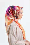 KARACARAYON EŞARPKaraca Rayon Eşarp - ORANGE/MOR