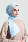 KARACASAFİR ŞALKaraca Safir Şal - BUZ MAVİSİ