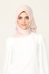 KARACASİMLİ VİSKONKaraca Simli Viskon Eşarp - PASTEL SOMON