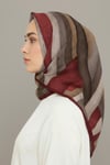 Karaca EşarpRAYON EŞARPKARACA SOYUT DESEN RAYON EŞARP -BORDO 