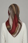 Karaca EşarpRAYON EŞARPKARACA SOYUT DESEN RAYON EŞARP -BORDO 
