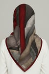 Karaca EşarpRAYON EŞARPKARACA SOYUT DESEN RAYON EŞARP -  BORDO 