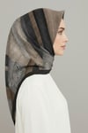 Karaca EşarpRAYON EŞARPKARACA SOYUT DESEN RAYON EŞARP -  SİYAH 