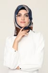Karaca EşarpKategorisizKaraca Twil Reyon Eşarp  - LACİVERT/KAHVE