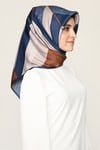 Karaca EşarpKategorisizKaraca Twil Reyon Eşarp  - LACİVERT/KAHVE