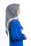 KARACATWİLL EŞARPKaraca Twill Eşarp - GRİ/SİYAH