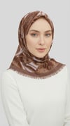Karaca EşarpYÜN EŞARPKIŞLIK YÜN EŞARP - KAHVERENGİ / SÜTLÜ KAHVE