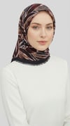 Karaca EşarpYÜN EŞARPKIŞLIK YÜN EŞARP - SİYAH / BORDO