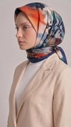 Karaca EşarpRAYON EŞARPLAVİN DESENLİ RAYON EŞARP - LACİVERT