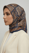 Karaca EşarpRAYON EŞARPMAVERA RAYON EŞARP - LACİVERT / KİREMİT